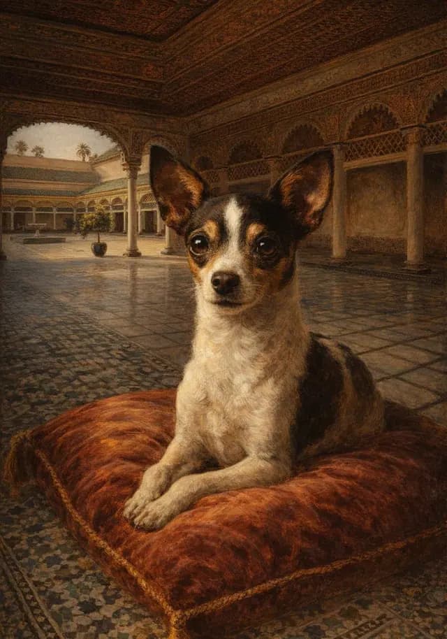 Example commission at Bahia Palace
