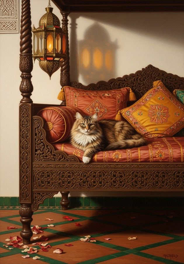 The riad suite — painted in The Salon